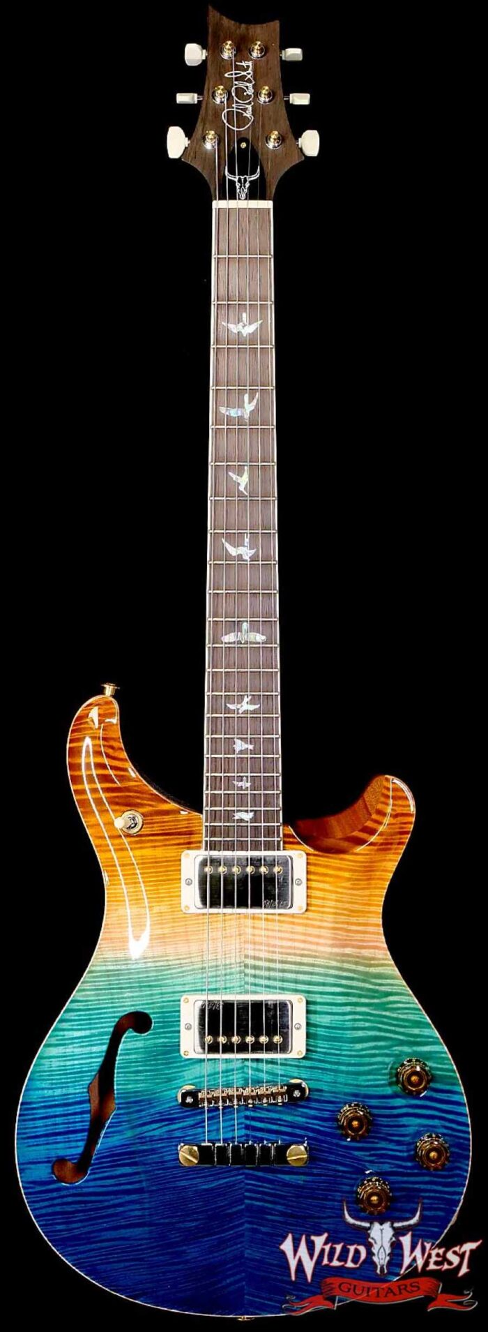 PRS Wild West Guitars 25th Anniversary Limited Run Wood Library Artist Package McCarty 594 Semi-Hollow Beach Fade (Private Stock Color) 7.35 LBS (US Only / No International Shipping) - Image 1