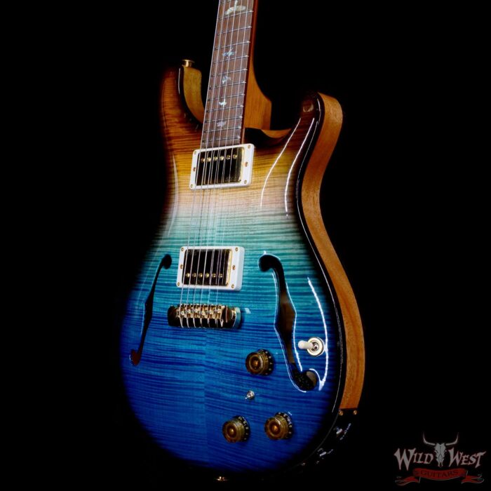 PRS Wild West Guitars 25th Anniversary Limited Run Wood Library Artist Package Hollowbody II Piezo Beach Fade Smoke Burst 5.40 LBS (US Only / No International Shipping) - Image 2