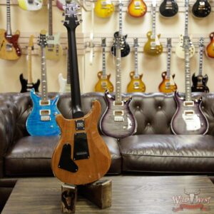PRS Wild West Guitars Special Run CE 24 Flame Top Painted Neck 57/08 Pickups Blue Matteo - Image 8