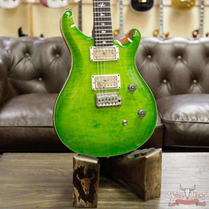 Paul Reed Smith PRS Wild West Guitars Special Run CE 24 Flame Top Painted Neck 57/08 Pickups Eriza Verde 285730 - Image 7