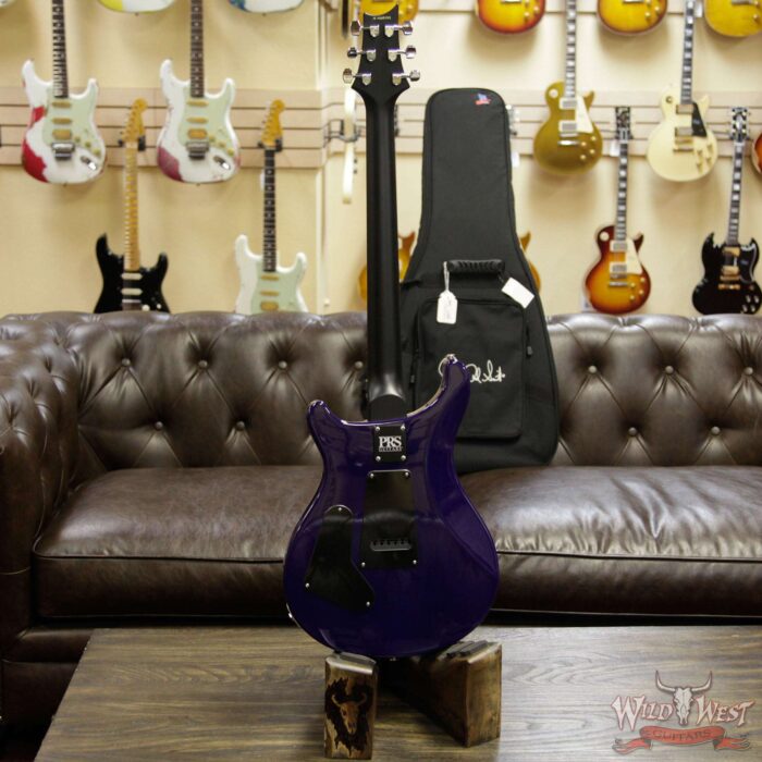 Paul Reed Smith PRS Wild West Guitars Special Run CE 24 Flame Top Painted Neck 57/08 Pickups Makena Blue 288743 - Image 8