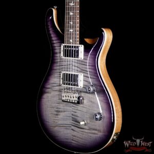 PRS Wild West Guitars Special Run CE 24 Flame Top Painted Neck 57/08 Pickups Gray Black Purple Burst 290170 - Image 2