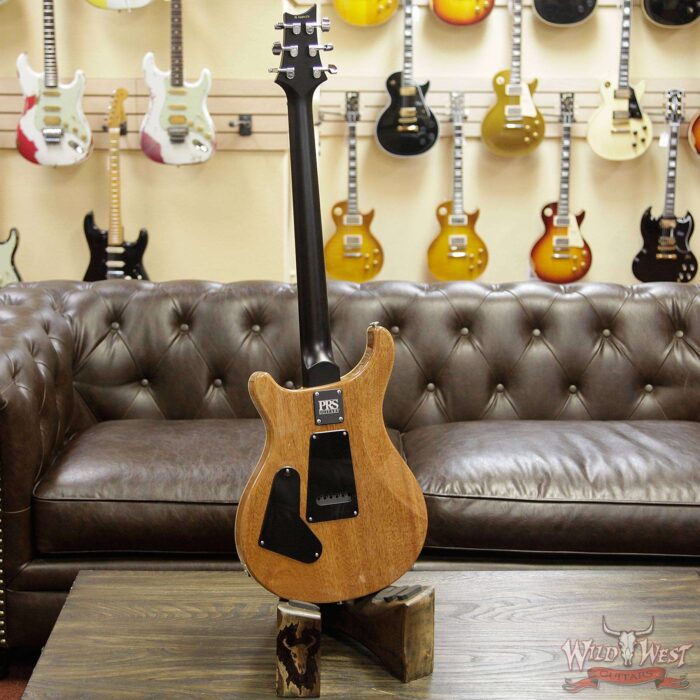PRS Wild West Guitars Special Run CE 24 Flame Top Painted Neck 57/08 Pickups Gray Black Purple Burst 290170 - Image 10