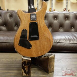 PRS Wild West Guitars Special Run CE 24 Flame Top Painted Neck 57/08 Pickups Gray Black Purple Burst 290170 - Image 12