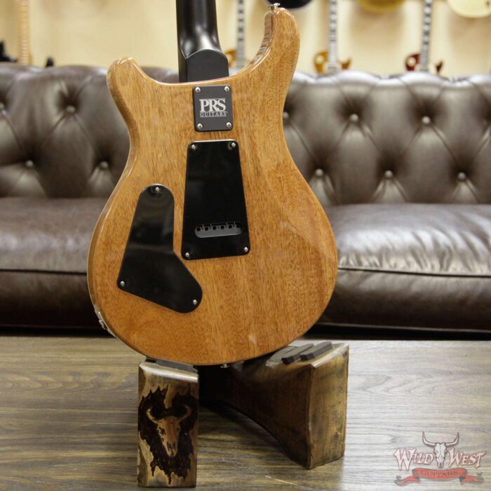 PRS Wild West Guitars Special Run CE 24 Flame Top Painted Neck 57/08 Pickups Gray Black Purple Burst 290170 - Image 12