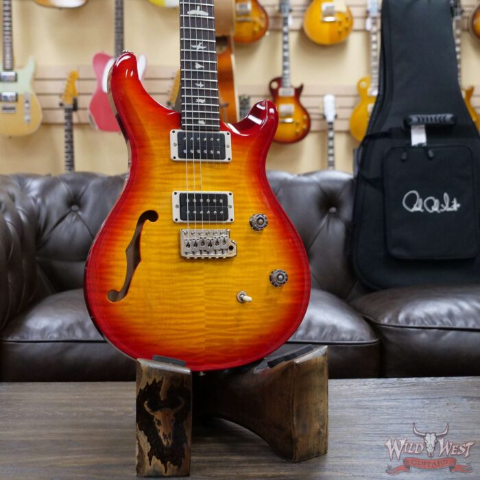 Paul Reed Smith PRS CE 24 Semi-Hollow Rosewood Fingerboard Cherry Sunburst - Image 6