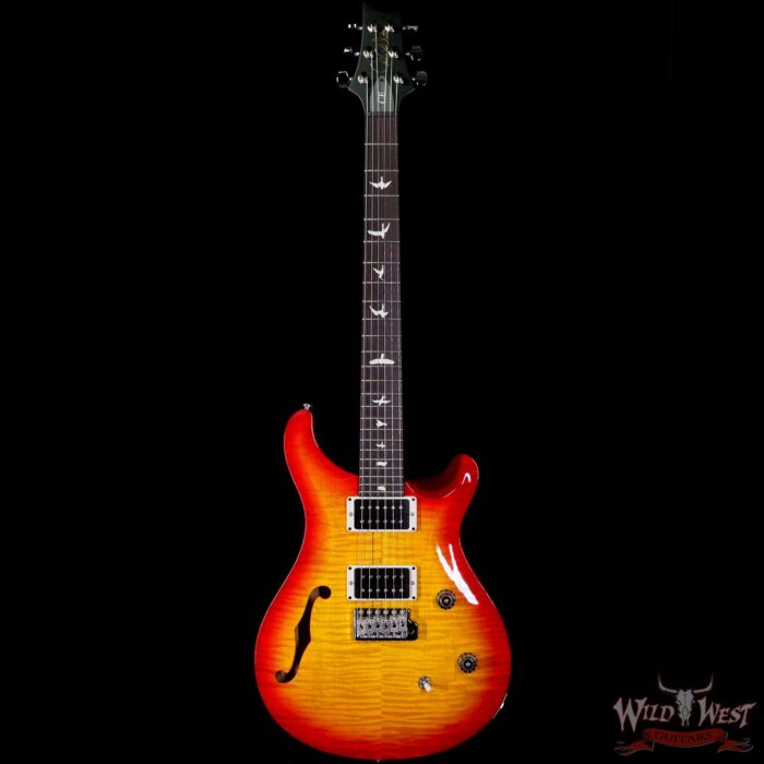 Paul Reed Smith PRS CE 24 Semi-Hollow Rosewood Fingerboard Cherry Sunburst - Image 3