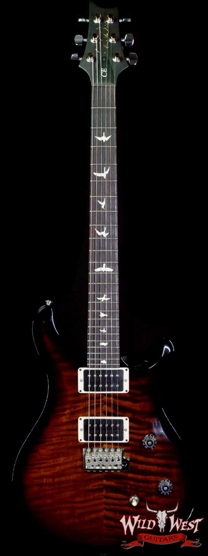 Paul Reed Smith PRS CE 24 Rosewood Fingerboard Amber Smokewrap Burst - Image 1