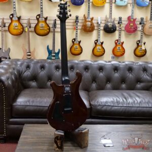 PRS Wild West Guitars Special Run Flame Top Black Neck CE 24 57/08 Pickups Violin Amber Burst 313835 - Image 8