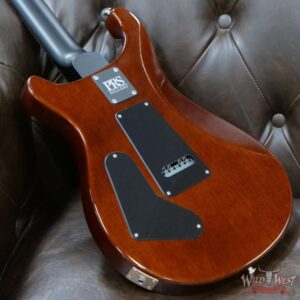 PRS Wild West Guitars Special Run Flame Top Black Neck CE 24 57/08 Pickups Violin Amber Burst 313835 - Image 10