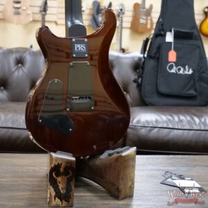 PRS Wild West Guitars Special Run Flame Top Black Neck CE 24 57/08 Pickups Violin Amber Burst - Image 10