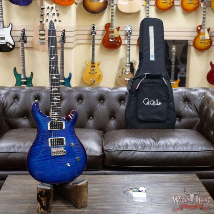 Paul Reed Smith PRS CE 24 Rosewood Fingerboard Blue Matteo Wrap Burst - Image 5