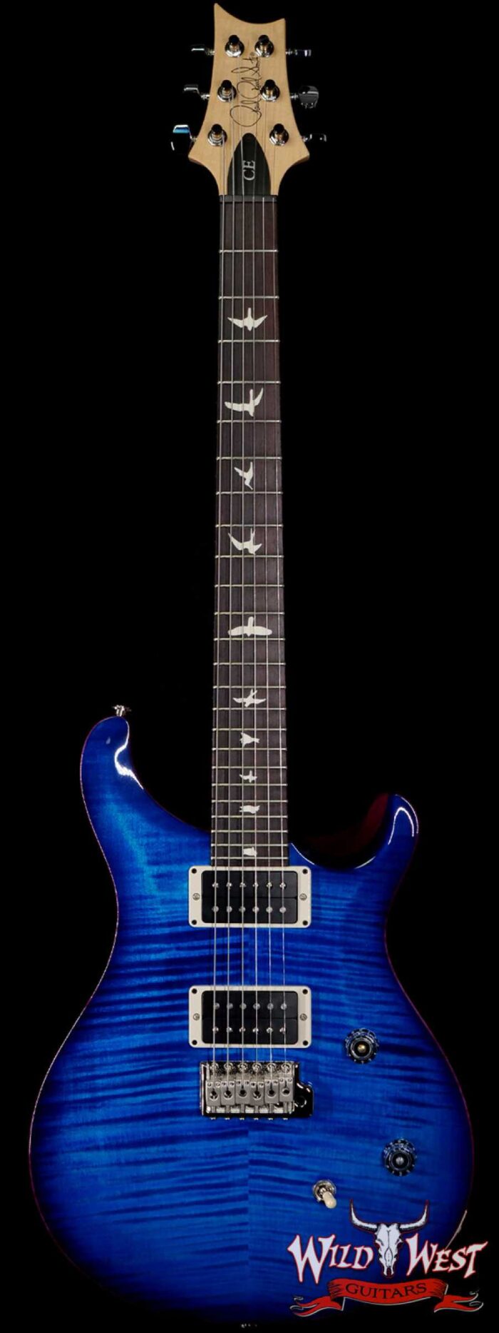 Paul Reed Smith PRS CE 24 Rosewood Fingerboard Blue Matteo Wrap Burst - Image 1