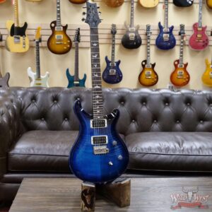 Paul Reed Smith PRS CE 24 Painted Black Neck & Headstock Sapphire Burst - Image 4
