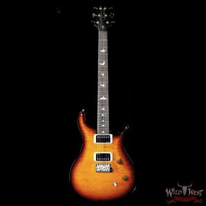 Paul Reed Smith PRS Wild West Guitars 2023 Special Run CE 24 Painted Black Neck 57/08 Pickups Violin Amber Sunburst 7.85 LBS - Image 3