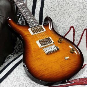 Paul Reed Smith PRS Wild West Guitars 2023 Special Run CE 24 Painted Black Neck 57/08 Pickups Violin Amber Sunburst 7.85 LBS - Image 6