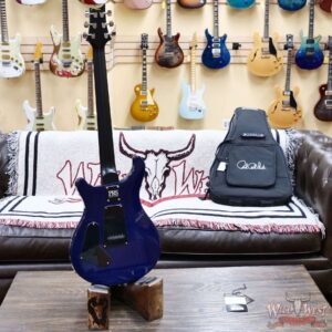 Paul Reed Smith PRS Wild West Guitars Special Run CE 24 Painted Black Neck 57/08 Covered Pickups Faded Grey Black Blue Burst 7.50 LBS - Image 7