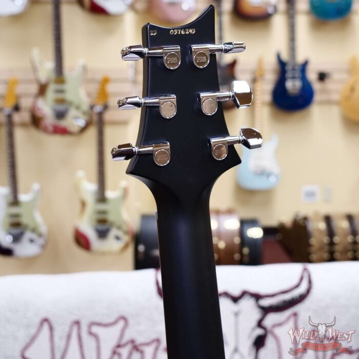 Paul Reed Smith PRS Wild West Guitars Special Run CE 24 Painted Black Neck 57/08 Covered Pickups Makena Blue 7.75 LBS - Image 8