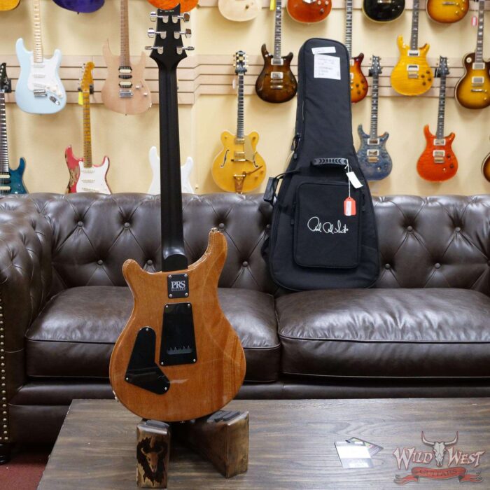 Paul Reed Smith PRS Wild West Guitars Special Run Flame Top Black Neck CE 24 Faded Grey Black Blue Burst 317888 - Image 8