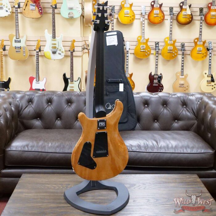 PRS Wild West Guitars Special Run CE 24 Flame Top Painted Neck 57/08 Pickups Blue Matteo 296659 - Image 8