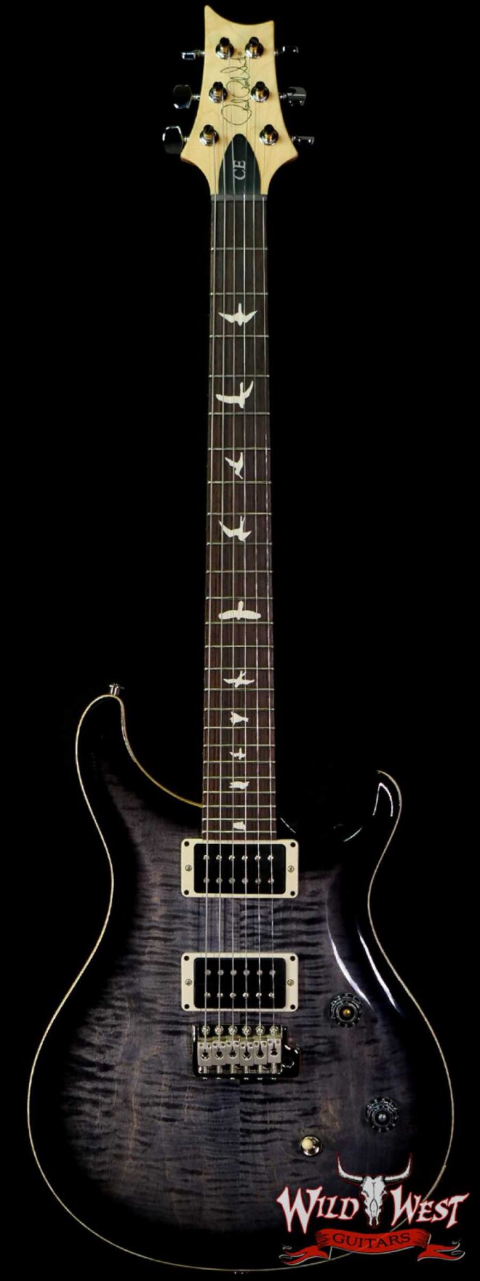 Paul Reed Smith PRS CE 24 Rosewood Fingerboard Charcoal Smokeburst - Image 1