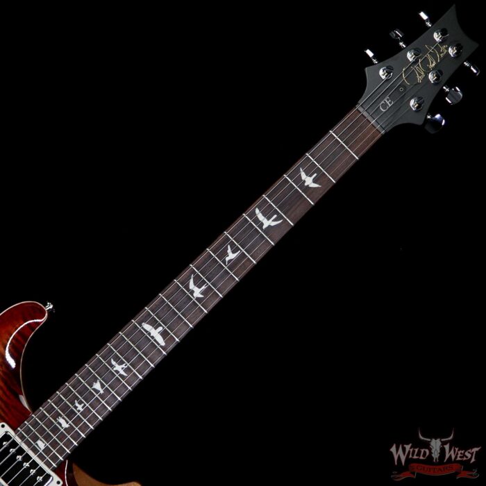 PRS WWG Special Run CE 24 57/08 Pickups Painted Black Neck Faded Gray Black Cherry Burst 292241 - Image 7