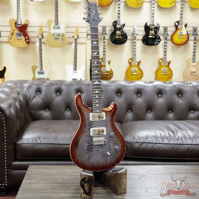 PRS WWG Special Run CE 24 57/08 Pickups Painted Black Neck Faded Gray Black Cherry Burst 292941 - Image 5