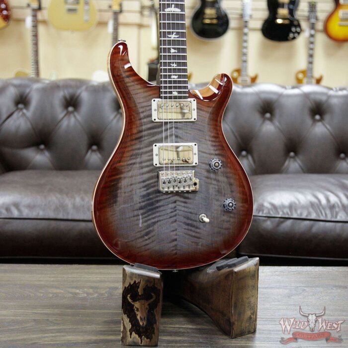 PRS WWG Special Run CE 24 57/08 Pickups Painted Black Neck Faded Gray Black Cherry Burst 292941 - Image 7