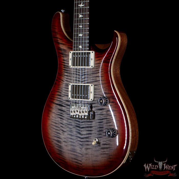 PRS WWG Special Run CE 24 57/08 Pickups Painted Black Neck Faded Gray Black Cherry Burst 294531 - Image 2