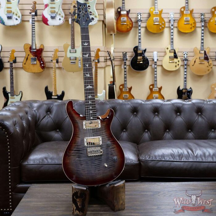 PRS WWG Special Run CE 24 57/08 Pickups Painted Black Neck Faded Gray Black Cherry Burst 294531 - Image 6