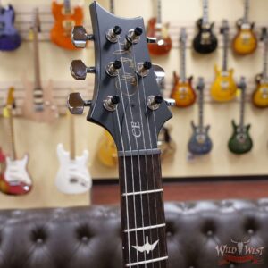 PRS Wild West Guitars Special Run Flame Top Black Neck CE 24 Faded Gray Black Cherry Burst 318886 - Image 6