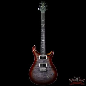 PRS Wild West Guitars Special Run CE 24 Flame Top 57/08 Pickups Faded Grey Black Cherry Burst 240813 - Image 4