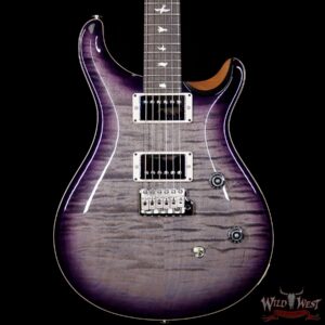 PRS Wild West Guitars Special Run CE 24 Flame Top 57/08 Pickups Faded Grey Black Purple Burst 244778 - Image 3