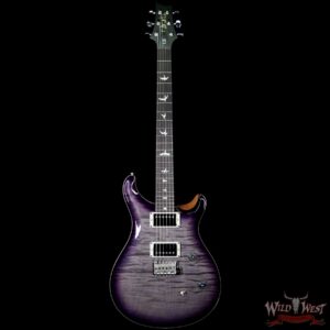 PRS Wild West Guitars Special Run CE 24 Flame Top 57/08 Pickups Faded Grey Black Purple Burst 244778 - Image 4