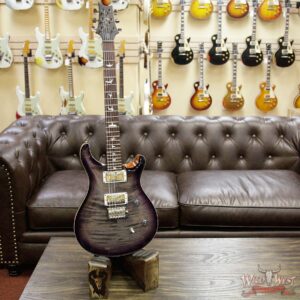 PRS Wild West Guitars Special Run CE 24 Flame Top 57/08 Pickups Faded Grey Black Purple Burst 246453 - Image 8