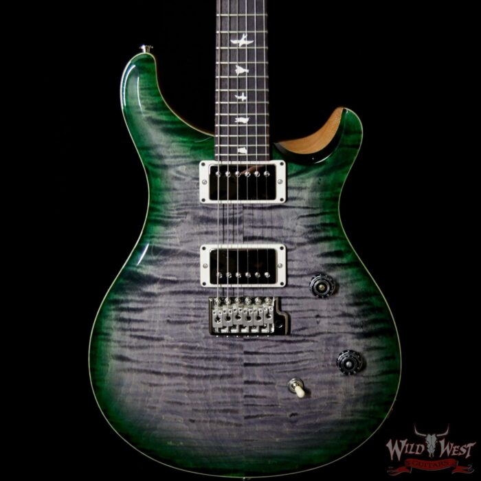 Paul Reed Smith PRS WWG Special Run CE 24 Flame Maple Top 57/08 Pickups Faded Gray Black Green Burst 251435 - Image 3