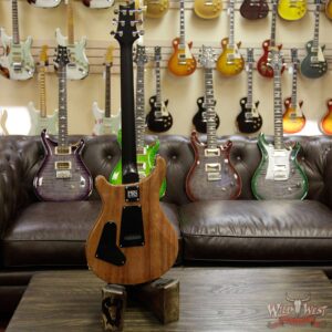 PRS Wild West Guitars Special Run CE 24 Flame Maple Top 57/08 Pickups Faded Gray Black Black Burst 250909 - Image 11