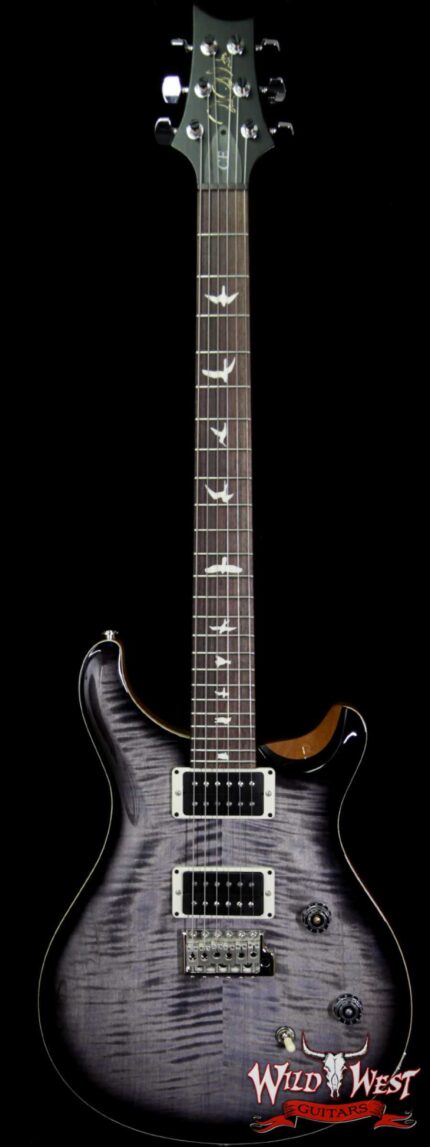 Paul Reed Smith PRS WWG Special Run CE 24 Flame Maple Top 85/15 Pickups Faded Gray Black Black Burst 250897