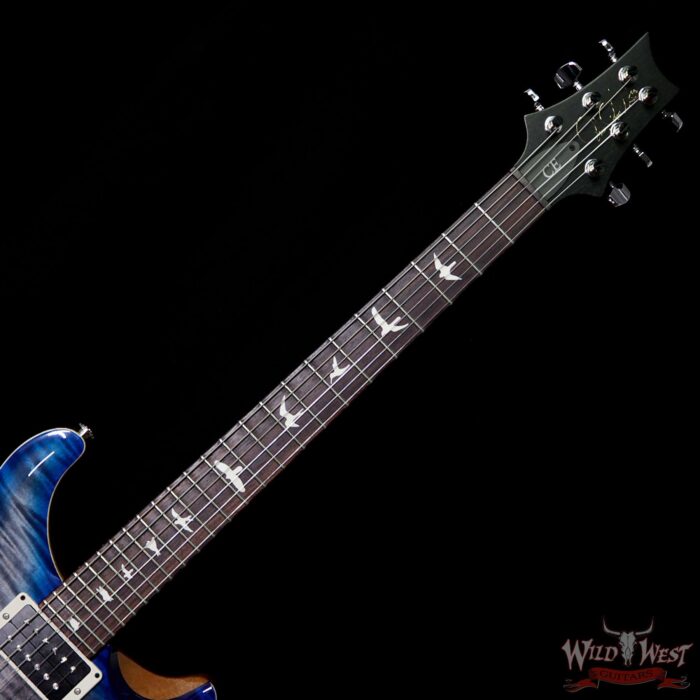 PRS WWG Special Run CE 24 Flame Maple Top 85/15 Pickups Faded Gray Black Blue Burst 251441 - Image 7