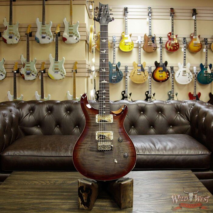 PRS WWG Special Run CE 24 Flame Maple Top 57/08 Pickups Faded Gray Black Cherry Burst - Image 10