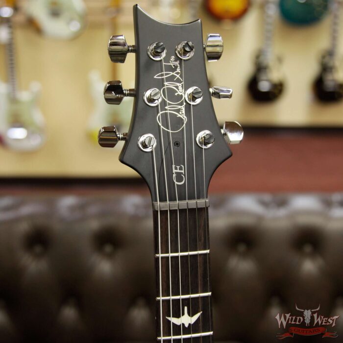 Paul Reed Smith PRS Wild West Guitars Special Run CE 24 Flame Top 57/08 Pickups Charcoal Purple Burst 252892 - Image 9