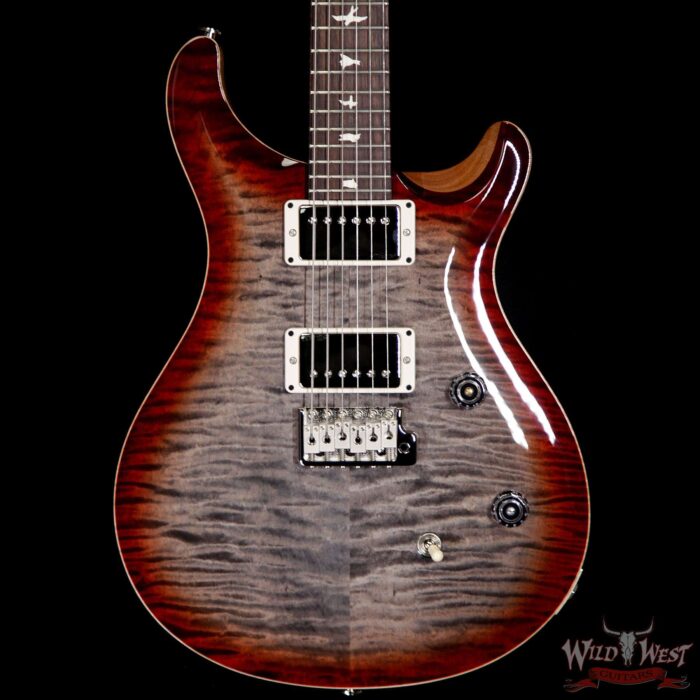 PRS WWG Special Run CE 24 57/08 Pickups Painted Black Neck Faded Gray Black Cherry Burst 286750 - Image 2
