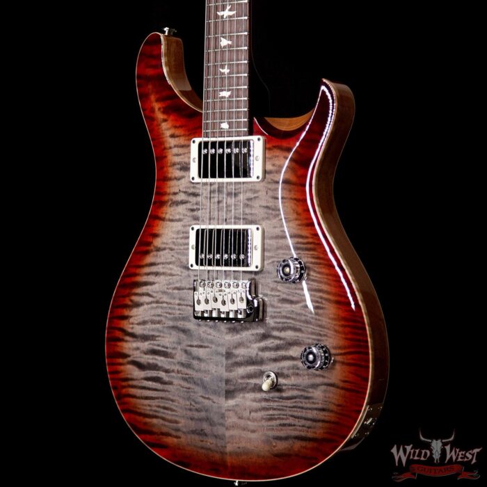 PRS WWG Special Run CE 24 57/08 Pickups Painted Black Neck Faded Gray Black Cherry Burst 286750 - Image 3
