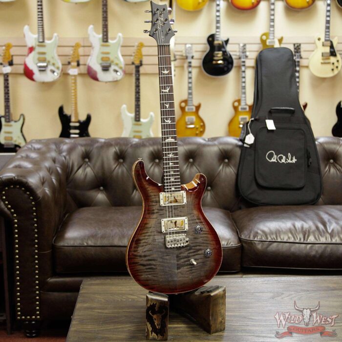 PRS WWG Special Run CE 24 57/08 Pickups Painted Black Neck Faded Gray Black Cherry Burst 286750 - Image 6