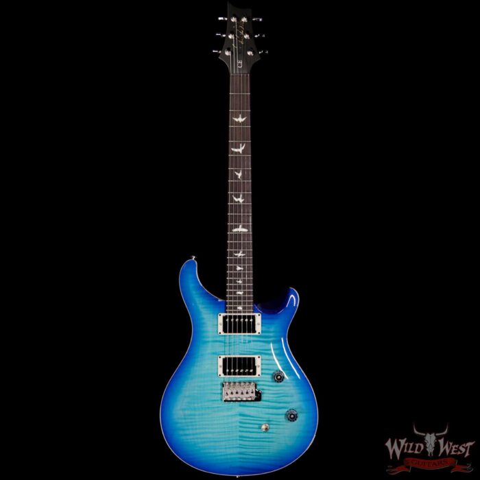 PRS Wild West Guitars Special Run CE 24 Flame Top Painted Neck 57/08 Pickups Makena Blue 286740 - Image 4