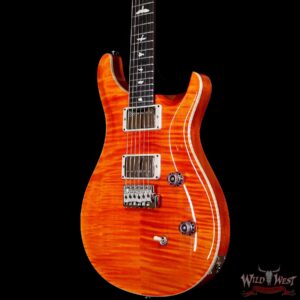 Paul Reed Smith PRS Wild West Guitars Special Run Flame Top Black Neck CE 24 Orange - Image 2