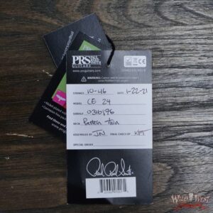 Paul Reed Smith PRS Wild West Guitars Special Run Flame Top Black Neck CE 24 Orange - Image 11