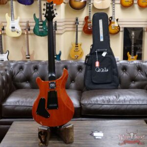 Paul Reed Smith PRS Wild West Guitars Special Run Flame Top Black Neck CE 24 Orange - Image 8