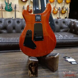Paul Reed Smith PRS Wild West Guitars Special Run Flame Top Black Neck CE 24 Orange - Image 10