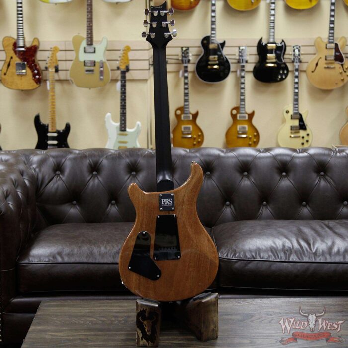 PRS Wild West Guitars Special Run CE 24 Flame Top Painted Neck 57/08 Pickups Faded Gray Black Purple Burst 292245 - Image 8